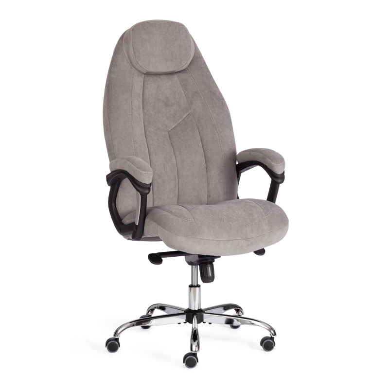 TETCHAIR BOSS люкс (хром) - Флок , серый, 29