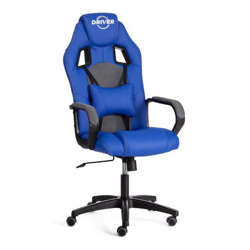 TETCHAIR DRIVER - Кож/зам/ткань, синий/серый, 36-39/TW-12