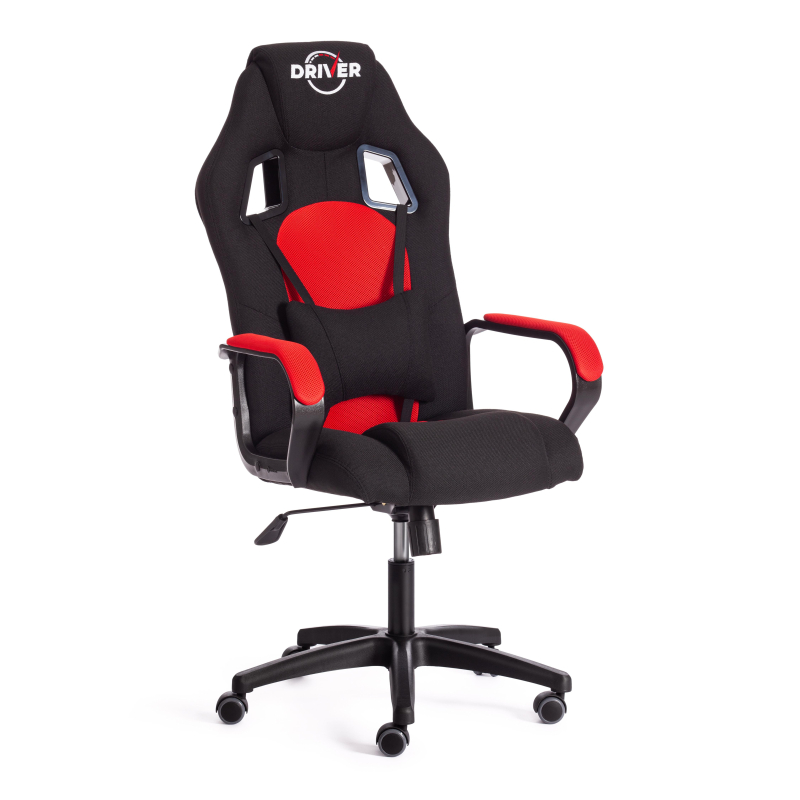 TETCHAIR DRIVER - Ткань, черный/красный, 2603/TW-08