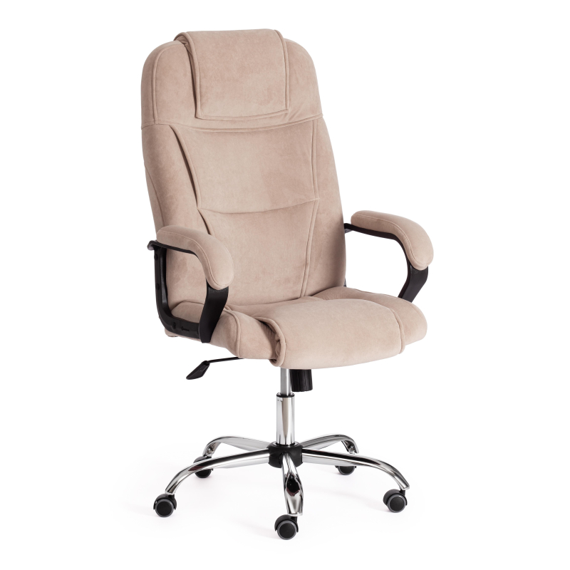 TETCHAIR BERGAMO (хром) - Флок , бежевый, 7