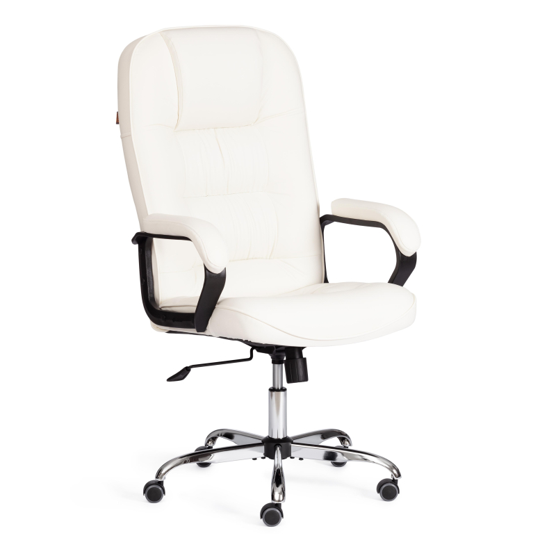 TETCHAIR СН9944 (хром) - Кож/зам, белый, 36-01