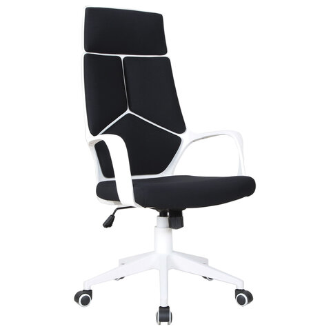 BRABIX Prime EX-515 - Пластик белый, ткань, черное